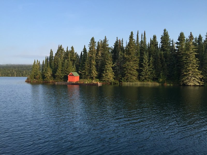 building on Isle Royale National Park