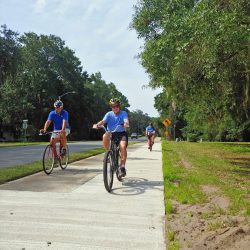 Bikers on Tabby Trail in Georgia