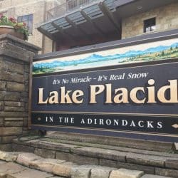 Lake placid sign