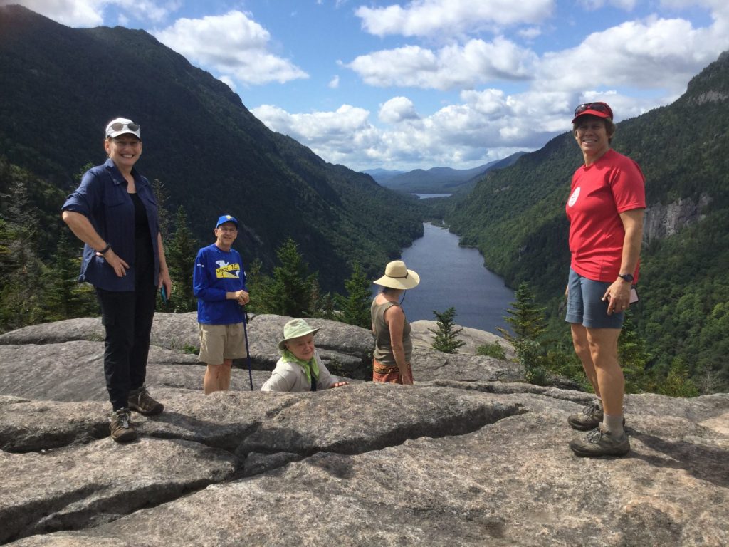 View of Lower Ausable Lake from Indian Head Viewpoint