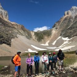 hikers in banff national park