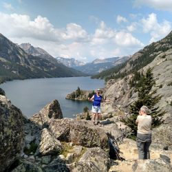 Photgraphing Lost Lake in the Beartooth Mountains