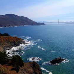 California coastline in the Bay Area