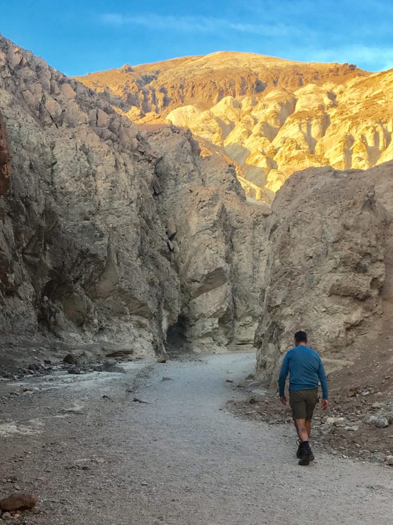 Walking the canyons of Death Valley