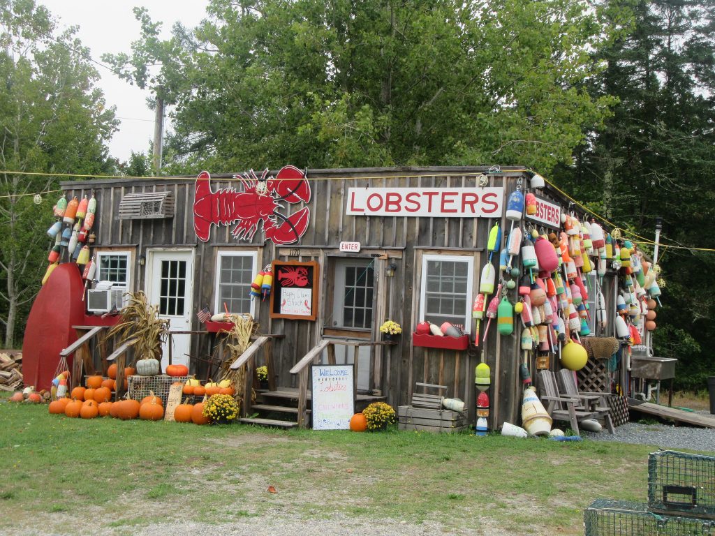 lobster shop in Maine