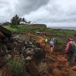 Shipwreck trail at Poipu Beach, Kauai, Hawaii