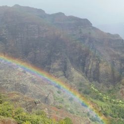 Rainbow in Waimea Canyon, Kauai, Hawaii
