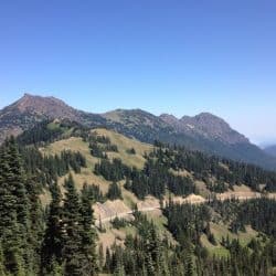 View from a hiking trail in North Cascades National Park