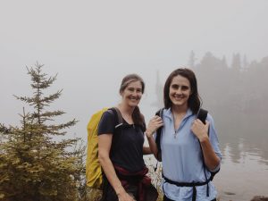 isle royale hiking foggy group