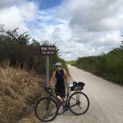 biker on the katy trail