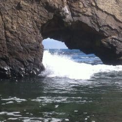 rock arch in the ocean