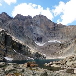 Chasm Lake in Rocky Mountain National Park