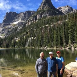 hikers in rocky mountain national park