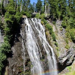 waterfall mount rainier