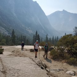 group of hikers in Kings Canyon