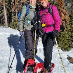 snowshoe hikers