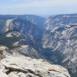 A view of the Yosemite Valley from the top of El Capitan