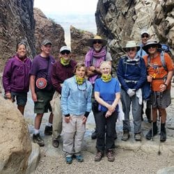 group of hikers in Big Bend National Park