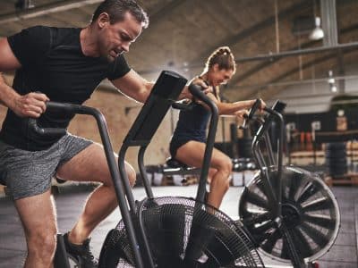 couple in gym