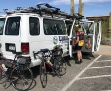 cycling van supported tour