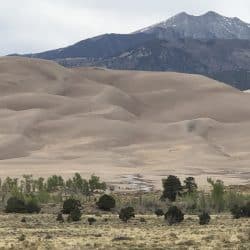 Sand dunes in Santa Fe